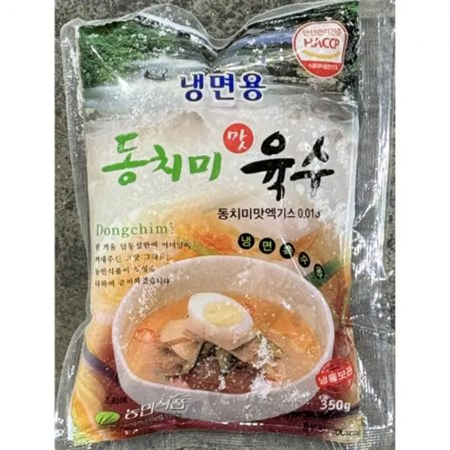 동치미 냉면육수(농민식품 350g) X30 업소용 동치미육수 이미지