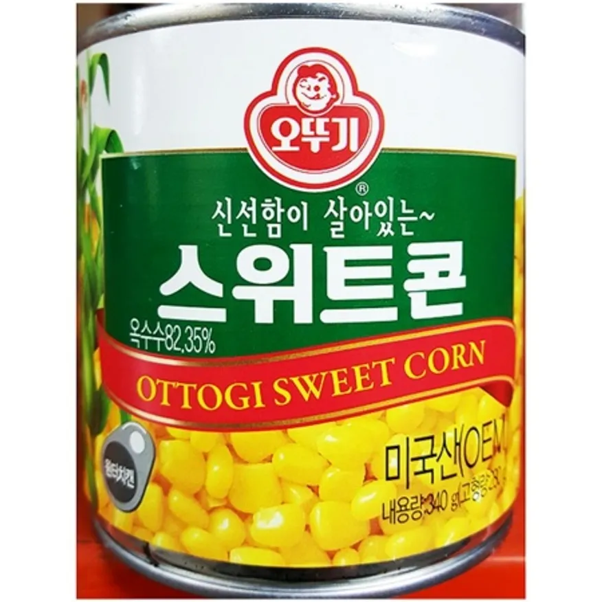 스위트콘캔(오뚜기 340g)X4 옥수수콘 통조림 이미지