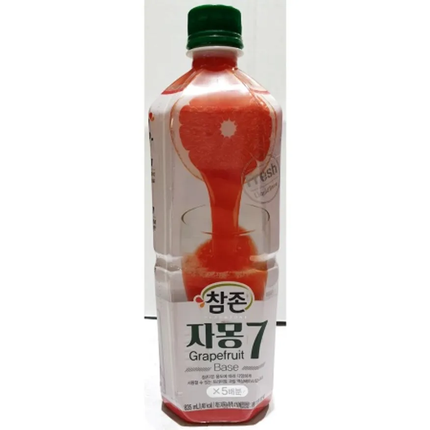 자몽원액(참존 835ml) 업소용 카페 음료 농축액 이미지