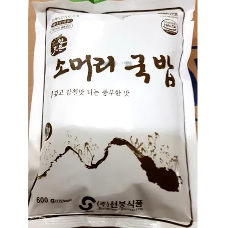소머리국밥 선봉 업소용 냉동 간편조리 즉석 국밥 600g X5 이미지