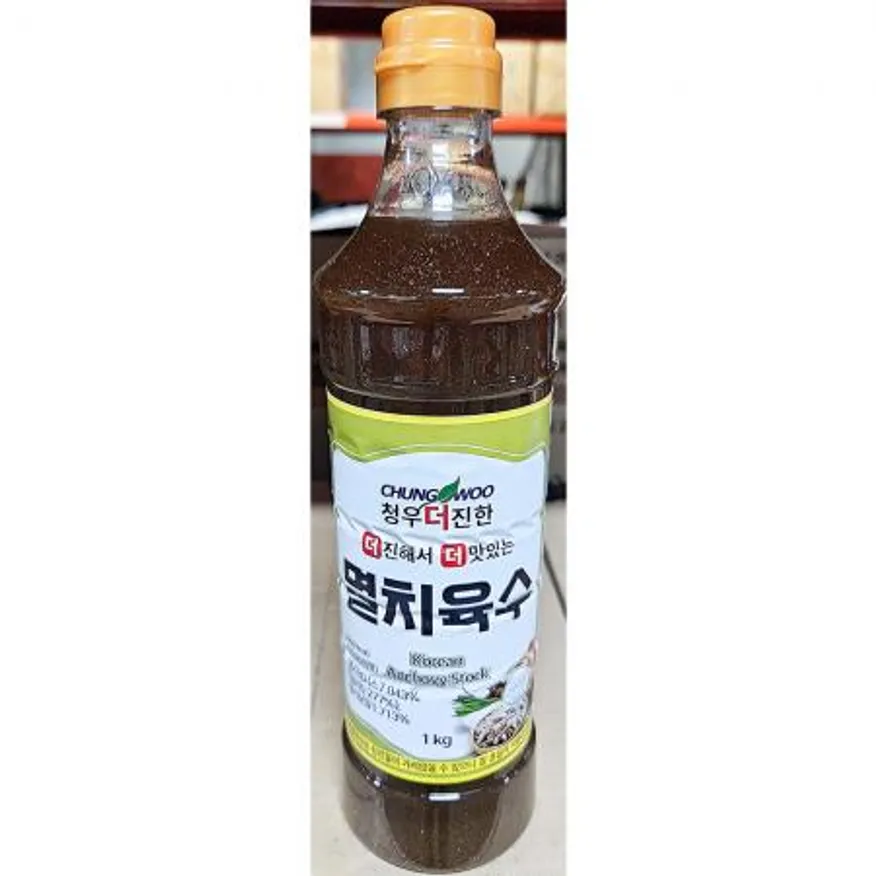 멸치육수(청우 1kg) 업소용 만능 국물 멸치맛다시 액상 이미지