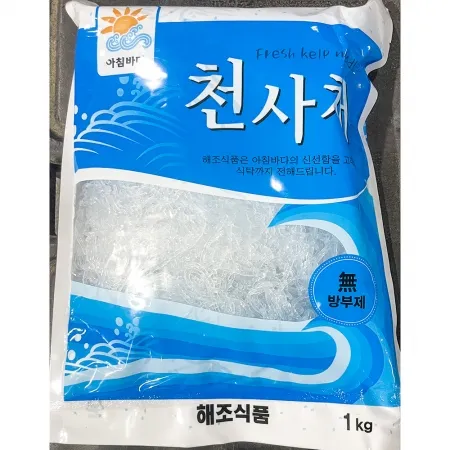 해조 천사채 소 1kg 샐러드용 생선회데코 요리전용 냉채