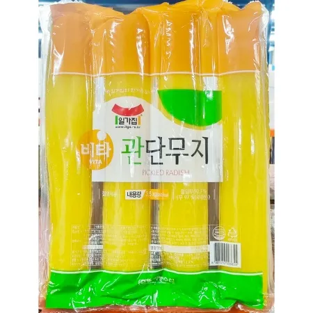 일미 단무지 업소용 통단무지 김밥 노란단무지 3.5Kg X 5 이미지