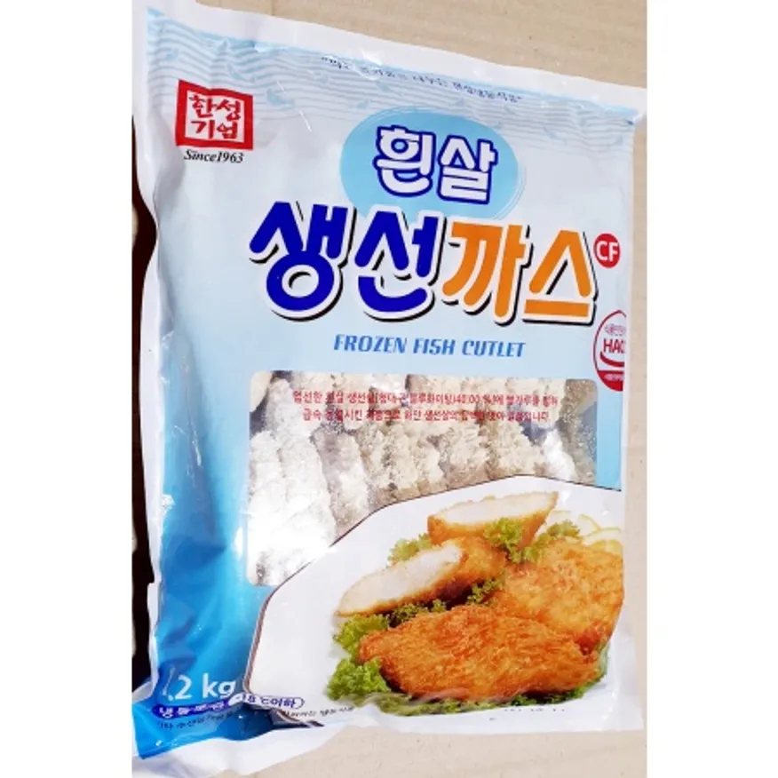 한성기업 생선까스(1.2kg) X6 흰살생선까스 청대구살 업소용 이미지