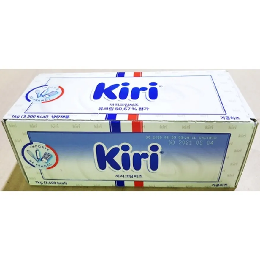 크림치즈(끼리 1kg) 프랑스산 끼리치즈 cheese 이미지
