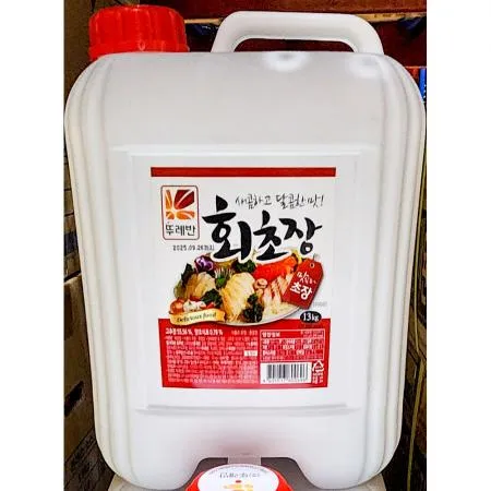 회초장(뚜레반 13kg) 업소용 말통 초장 초고추장 이미지