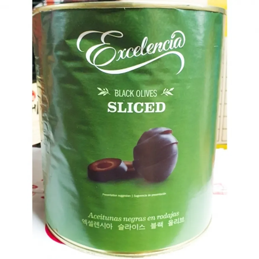 엑셀렌시아 올리브 블랙 슬 3kg 업소용 올리브슬라이스 이미지