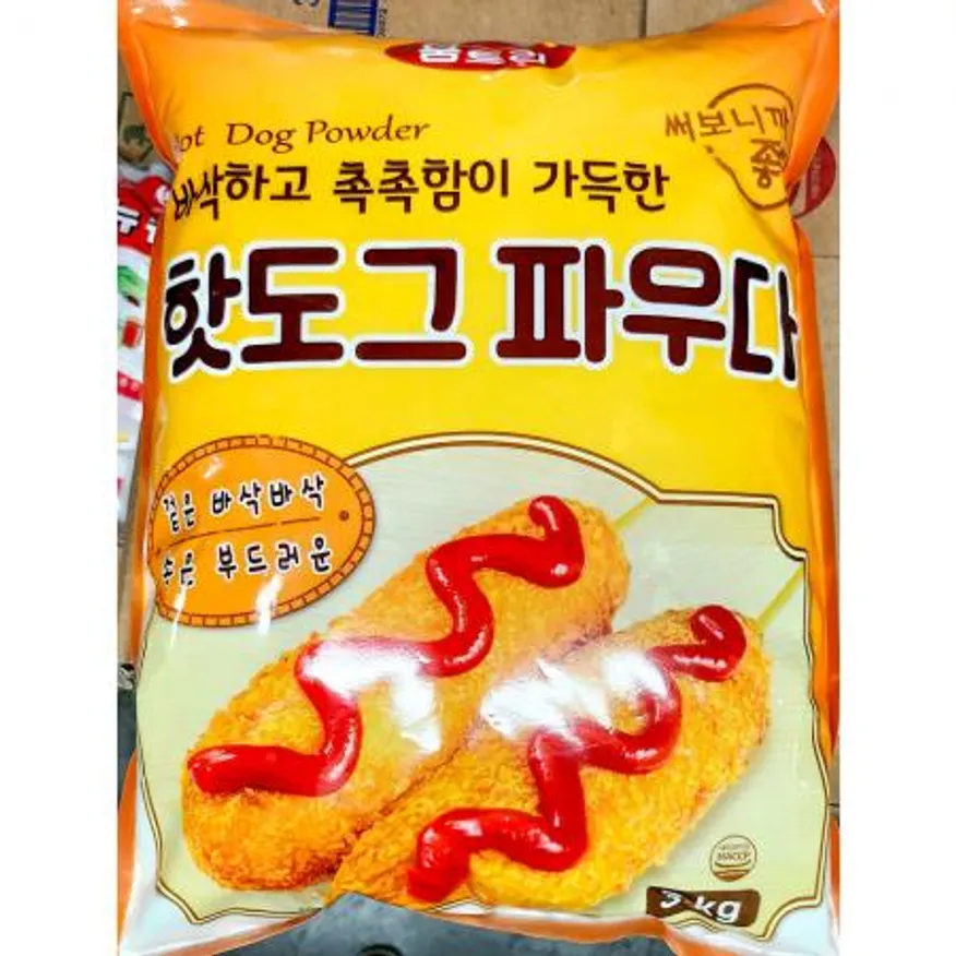 핫도그파우더 움트리 업소용 핫도그 가루 3Kg 이미지