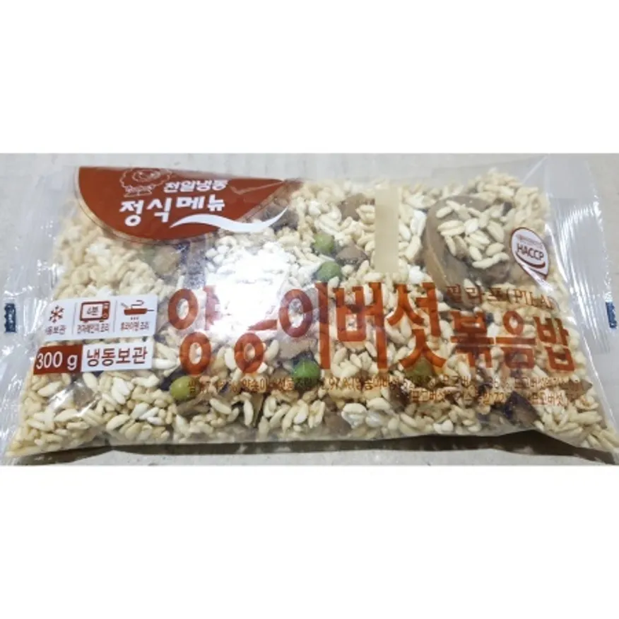 천일식품 양송이버섯볶음밥(300g) 필라프 냉동 볶음밥 혼밥 이미지