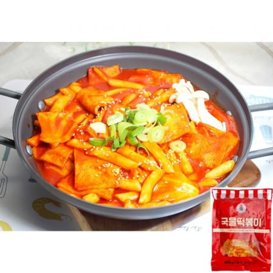 국물떡볶이(400g) 업소용 안주세상 캠핑 떡볶이 밀키트 이미지