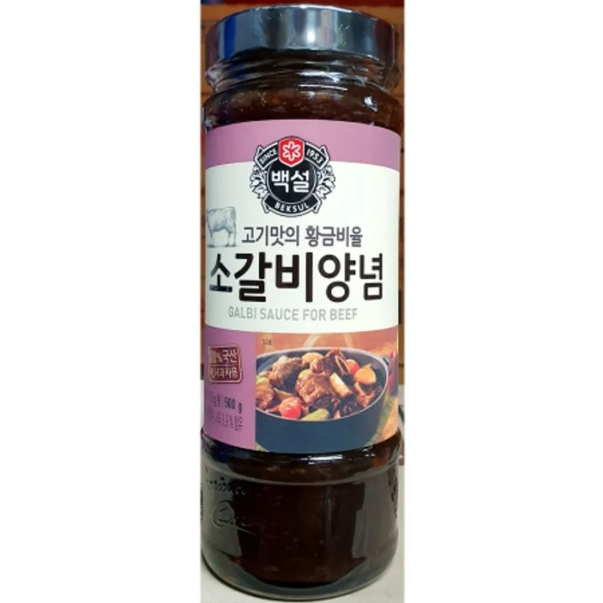소갈비양념(백설 500g) 업소용 갈비찜 액상 소스 이미지