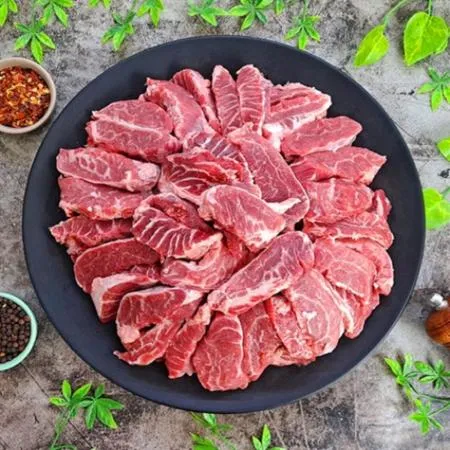 돼지 뒷고기 볼살 통볼살 통두께 2kg 업소용