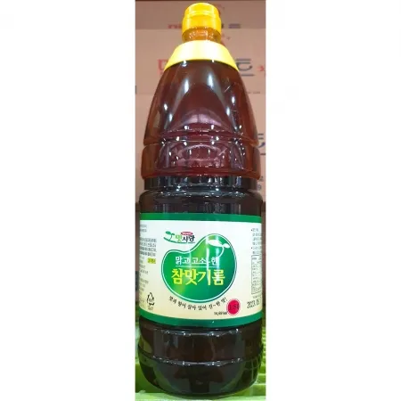 맛사랑 참맛기름 1.8리터 대두함유 업소용 참기름 이미지