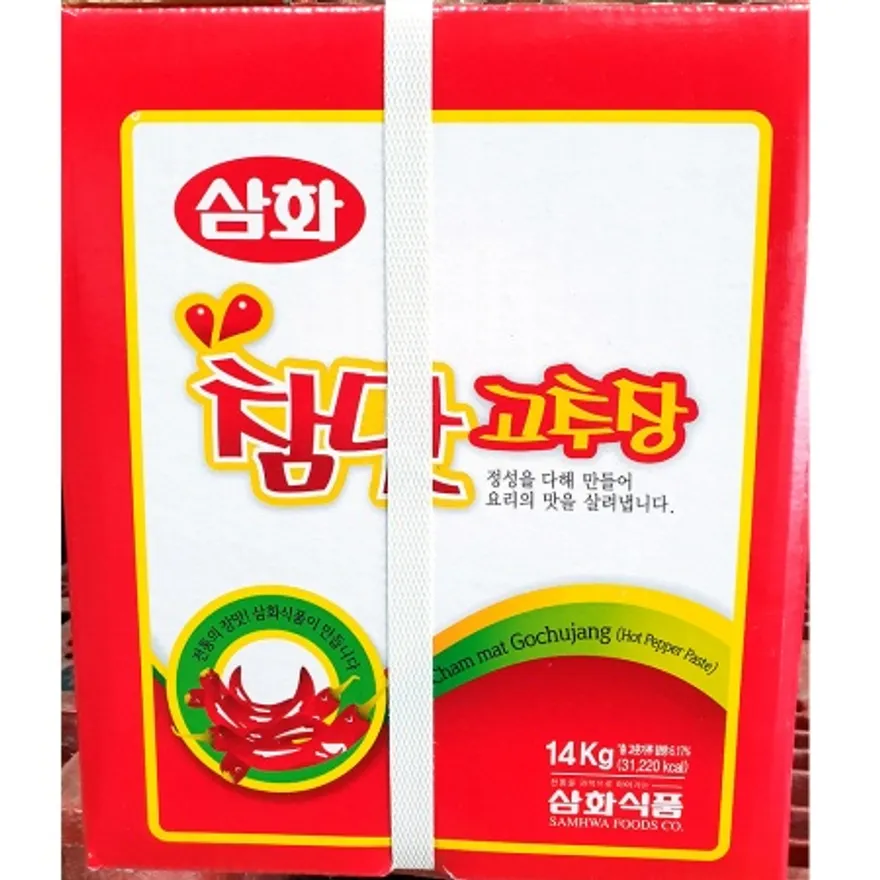 참맛고추장(삼화 지함 14kg) 업소용 고추장 말통 이미지