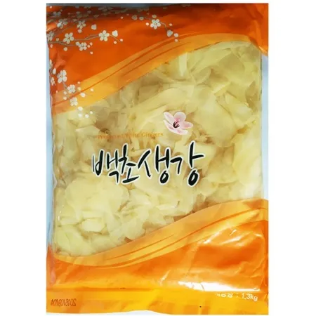 백초생강(운화 1.3kg)X10 업소용 절임 일식 초생강