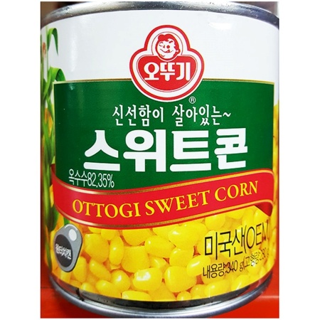 스위트콘캔(오뚜기 340g)X4 옥수수콘 통조림