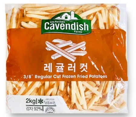 감자튀김 울트라 레귤러컷 2kg 포테이토 업소용 이미지