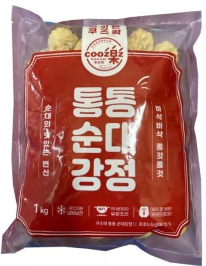 통통 순대강정 1Kg 업소용 순대 꼬치 튀김 분식 이미지