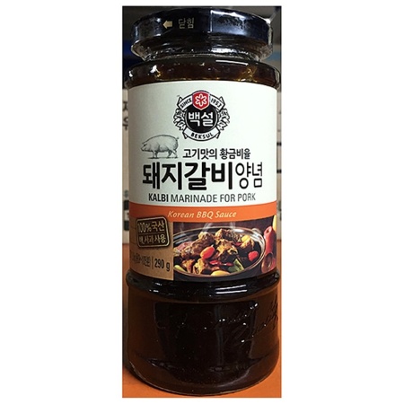 돼지갈비양념(백설 290g)X4 갈비 소스 양념장