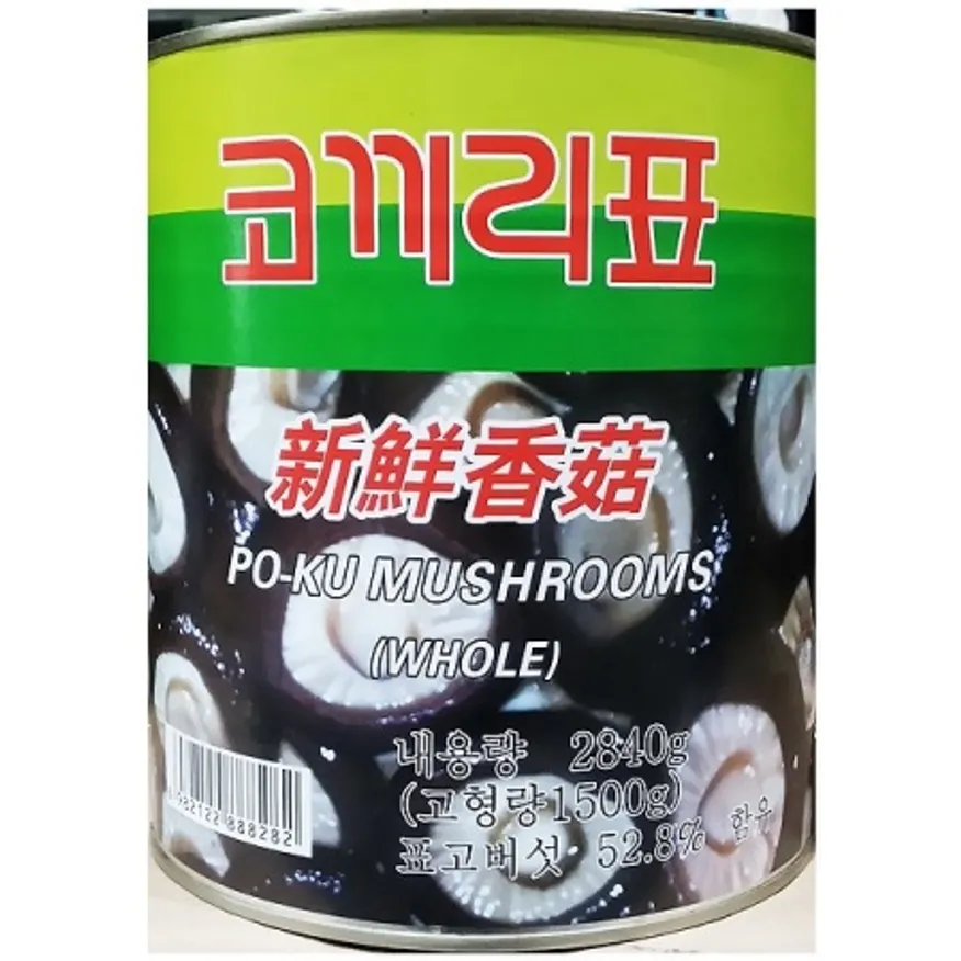 표고버섯캔(홀 명진 2.8kg) 버섯 통조림 이미지