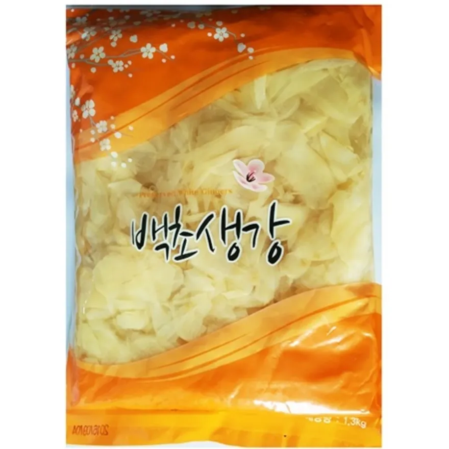 백초생강(운화 1.3kg)X10 업소용 절임 일식 초생강 이미지