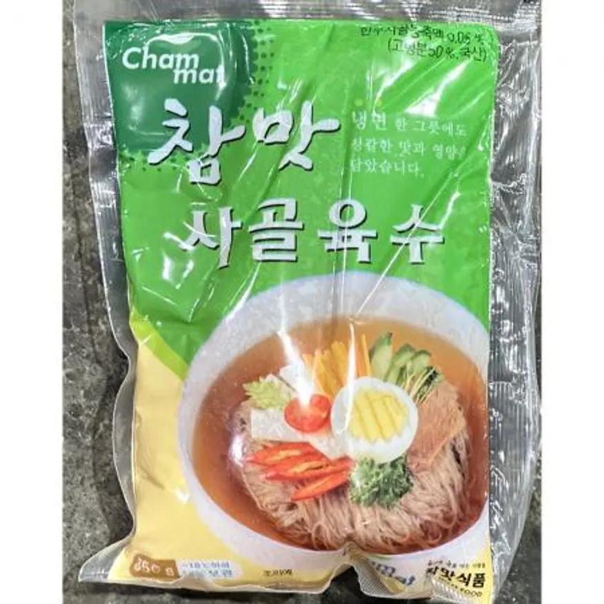 사골 냉면육수(참맛식품 냉동 350g) X30 업소용 물냉면 육수 이미지