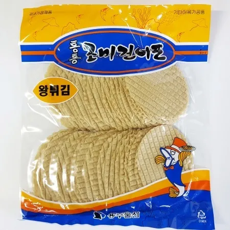 튀김쥐포(용주 400g 40미)X40 업소용 튀김용 바삭한 조미 건어포 이미지