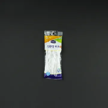 크린랩 친환경 포크 10개입 플라스틱 일회용포크