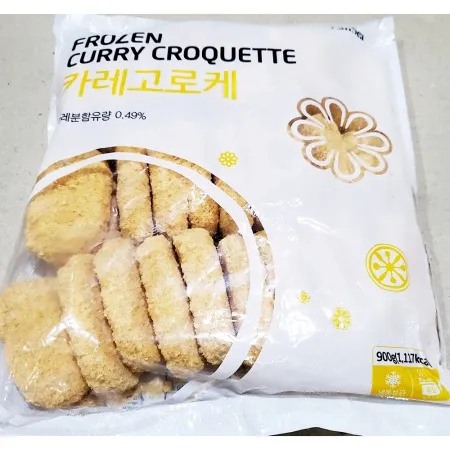 카레고로케(30g x 30개 900g) X10 카레맛 냉동 고로케 튀김 아이들간식
