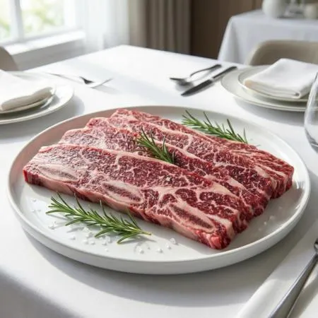 멕시코산 LA갈비 4kg 두툼 약 1.5cm 냉동 소갈비 구이 찜 식당용 업소용