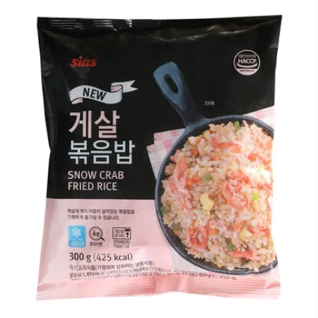 게살 냉동 볶음밥 300g 업소용 즉석밥 피씨방 간편식 볶음밥