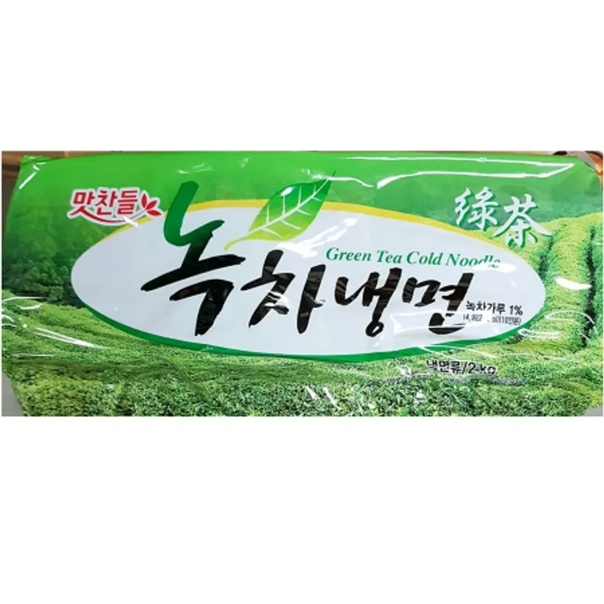 맛찬들 녹차 냉면사리(200gx10) 업소용 냉동 냉면재료 이미지