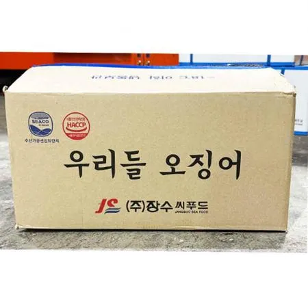 오징어몸살(무칼집 수율100프로 1kg 10개) 업소용 손질오징어 이미지