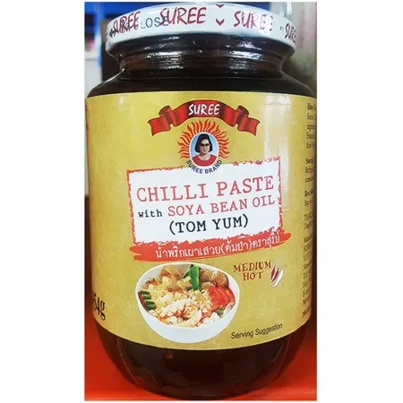 똠얌 칠리페이스트(수리 454g) 업소용 소야 빈 오일 중간매운맛