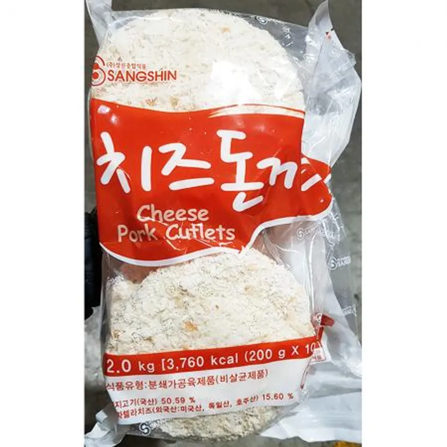 치즈돈까스 업소용 냉동 돈까스 2Kg X4 이미지