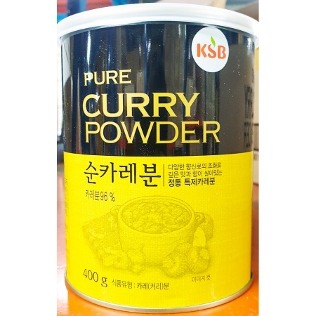 한국에스비 카레파우더 400g 정통 커리파우더 순카레분