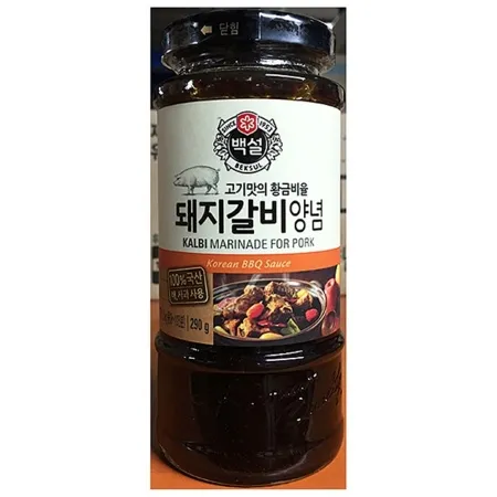돼지갈비양념(백설 290g)X4 갈비 소스 양념장 이미지
