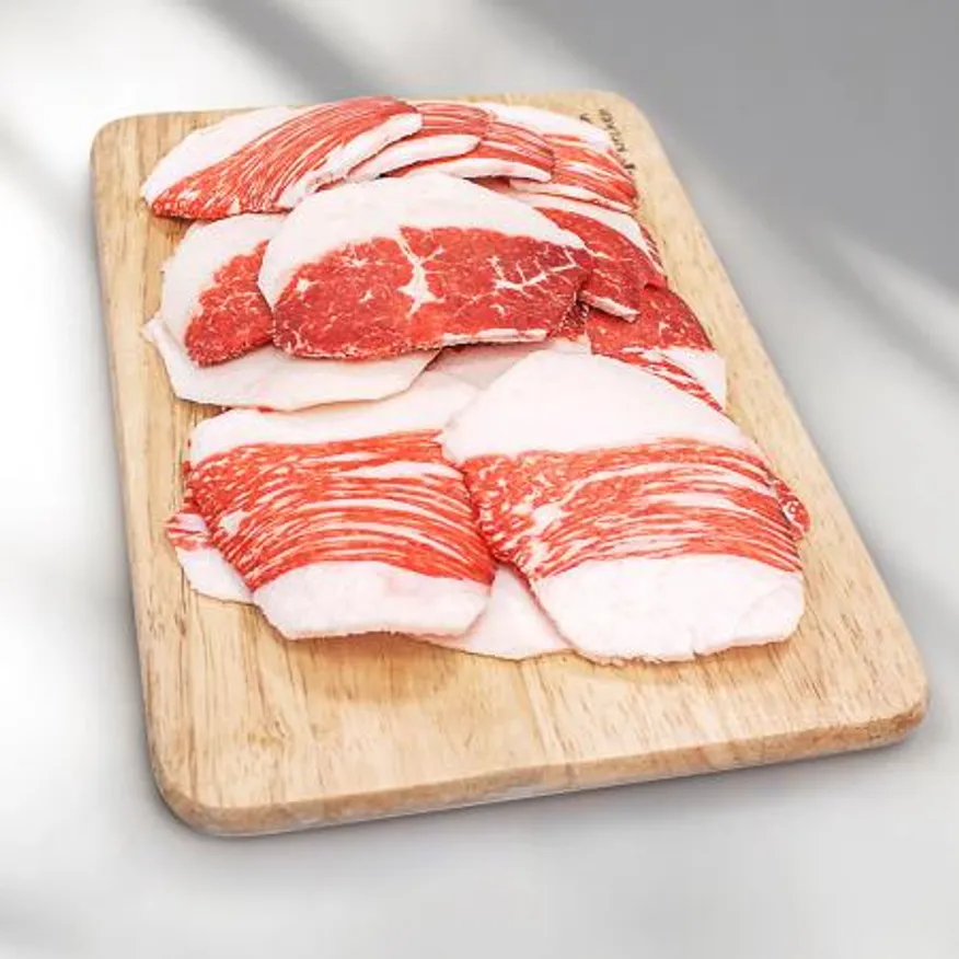 소고기 1등급 한우 생차돌박이 슬라이스 냉동 원쁠 차돌백이 구이 300g 업소용 식자재 이미지