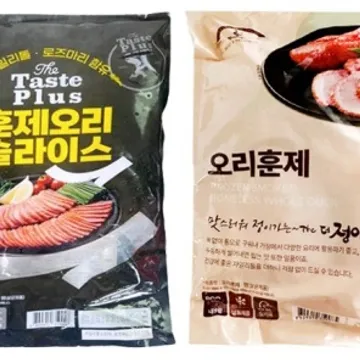 프리미엄 통 훈제오리 무뼈 800g 순살 오리고기 슬라이스