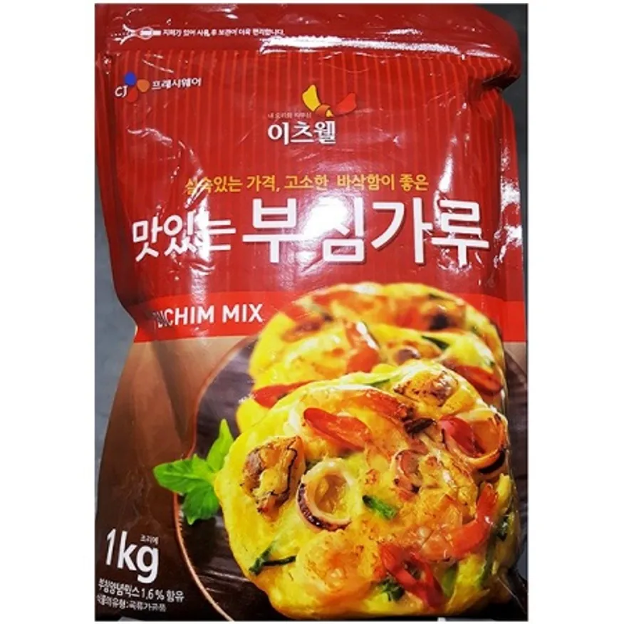 부침가루(이츠웰 1kg) 부침개 분말 파우더 바삭한 식감 이미지