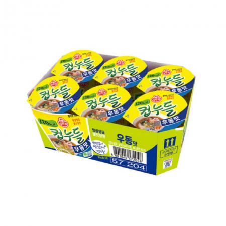 오뚜기 컵누들 우동맛 6개입 다이어트 컵라면 저칼로리 라면 이미지