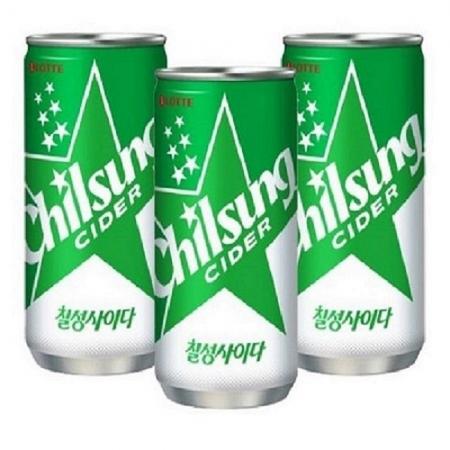 롯데칠성 사이다 캔 190ml x 60개 업소용 탄산음료