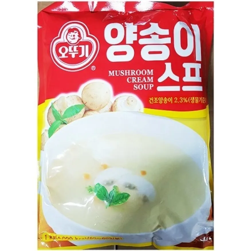 양송이 스프(오뚜기 1kg) 버섯 수프 가루 분말 파우더 이미지