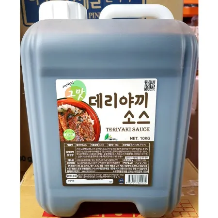데리야끼소스(순한맛 이슬 10kg) 업소용 액상 소스 말통 이미지