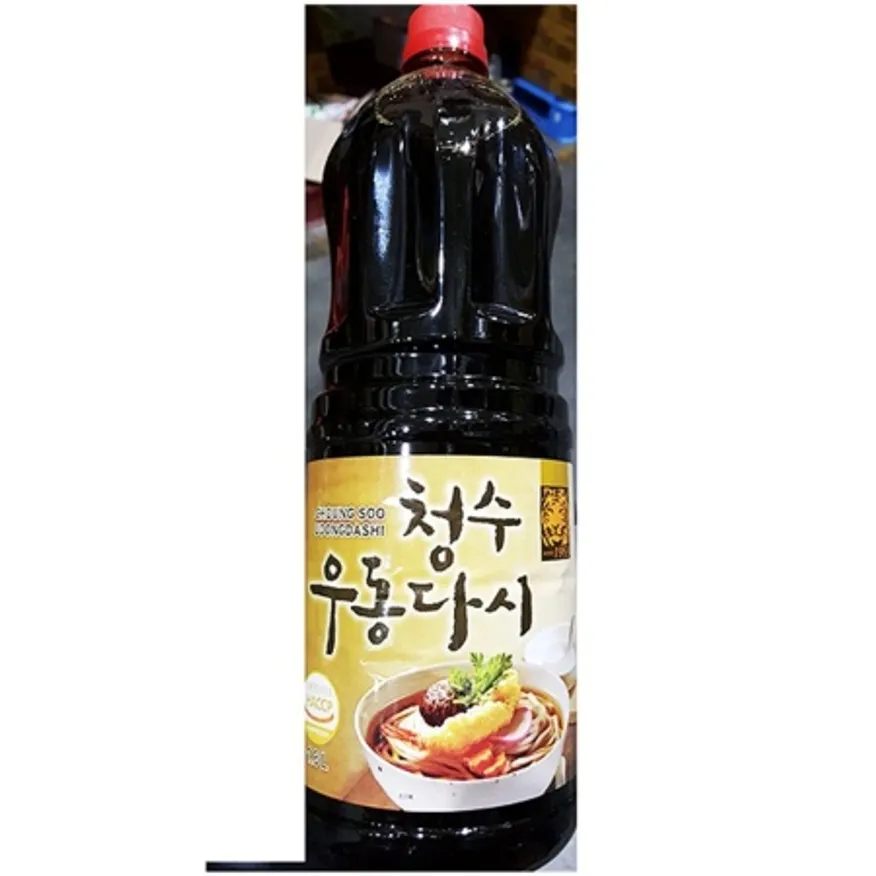 우동다시(청수 1.8리터)X8 우동육수 양념 국물 이미지