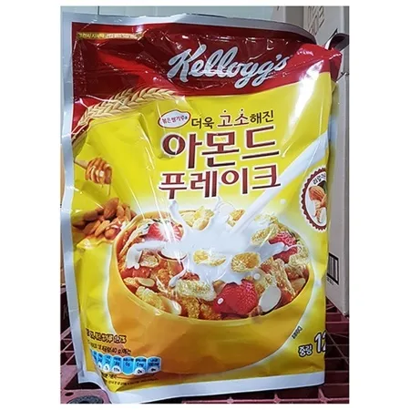 아몬드후레이크(켈로그 1.2kg)X4 콘프레이크 식사대용 시리얼