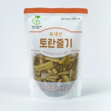 국내산 토란대 400gX10팩 업소용 냉동 삶은 데친 나물