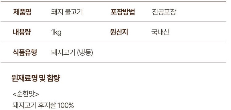 상품정보제공고시