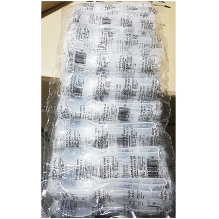 일회용 숟가락(화인 1Px100입)X15 고급 위생수저 업소 배달용 이미지