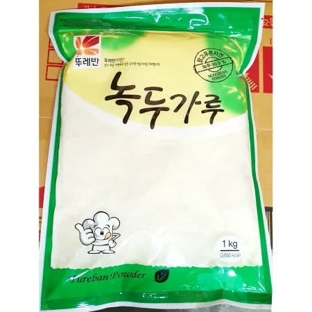 녹두가루(뚜레반 1kg) X10 업소용 녹두 분말 전분 파우더